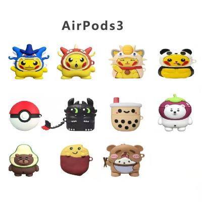 China Wholesale Fast Delivery Luxury 3D Earphone Earbud For Airpods Case Cover For Airpod 3 Pro Case 2 Silicone Accessories for sale