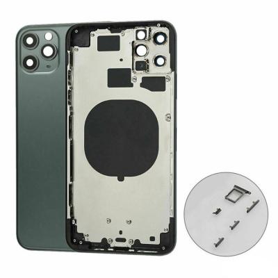 China Wholesale Metal Back Battery Back Door Replacements Silver Gold Black Housing For iphone 8 housing for iphone 11 12 pro max xs max for sale