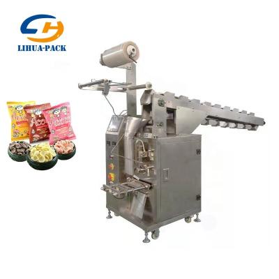 China 2020 Easy Operation New Products Latest Technology Small Chips Packing Machine Small Scale Snacks Puffed Packing Machine for sale