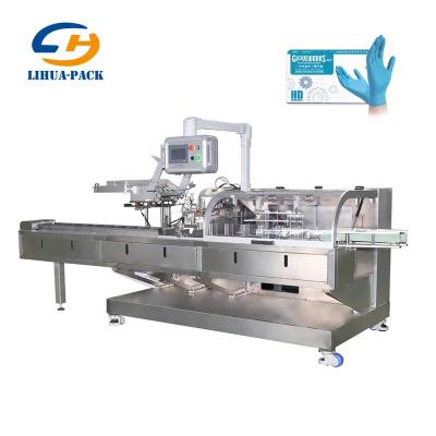 China Full Automatic Disposable Food Mask Gloves Toilet Soap Tea Bag Box Carton Cartoning Packing Line Machine for sale