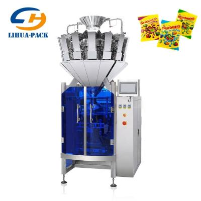 China High Speed ​​Automatic Food Vertical Small Sugar Gummy Candy Cotton Candy Packaging Machine for sale