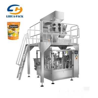 China Custom Food Zipper Bag Snacks Packaging Machine for sale