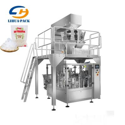 China Multi Head Food Sugar Ice Candy Ziplock Bag Packing Machine for sale