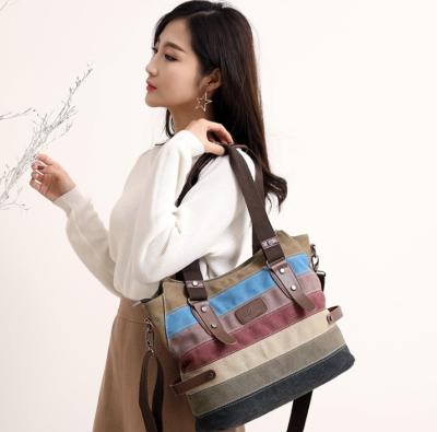 China NATIONAL Newcomer Popular Cotton Canvas Messenger Bag Custom Printed With Zipper And Inside Pocket for sale