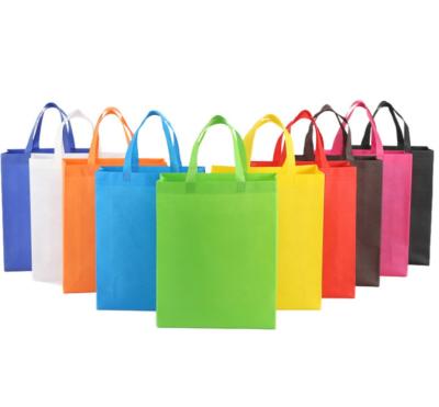 China Handled Factory Direcet Sell Colored Nonwoven Reusable Shopping Bags With Customs Logo for sale