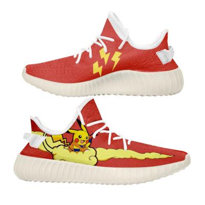 China Fashion Trend DIY Anime Sneakers Fan Custom Basketball Trainers Pikagoku Shoes Mixed Pikachu Goku Shoes for sale