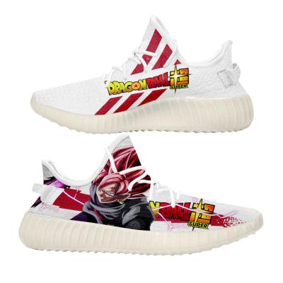 China Fashion Trend DIY Anime Sneakers Fan Basketball Trainers Goku Black Rose Shoes Dragon Ball Super Custom Anime for sale