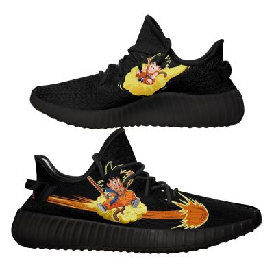 China Fashion Trend DIY Anime Sneakers Fan Basketball Custom Trainers Kids Goku Chico Shoes Dragon Ball Anime Custom Shoes for sale