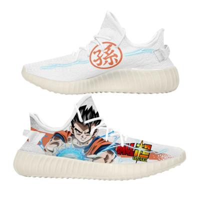 China Fashion Trend DIY Anime Sneakers Fan Custom Made Dragon Ball Super Anime Basketball Trainers Gohan Shoes for sale