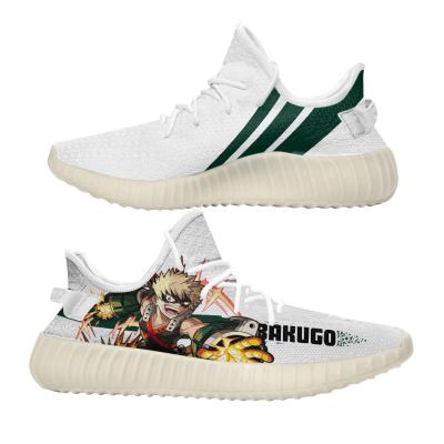 China Fashion Trend DIY Anime Sneakers Fan Custom Basketball Trainers Katsuki Bakugou Shoes My Hero Academia Anime Shoes for sale