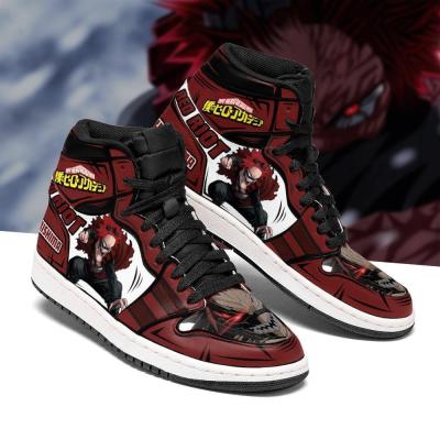 China Custom red fashion trend DIY Anime fan mes riot heroes eijiro riot heroes women's basketball shoes coaches trainers red custom men academia men's casual shoes for sale