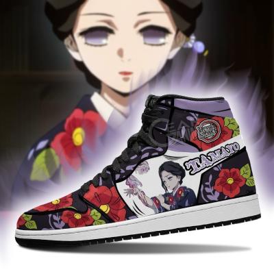 China Fashion Trend DIY Anime Fan Sneakers Tamayo Demon Slayer Lady Mens Womens Basketball Shoes Trainers Sports Shoes for sale