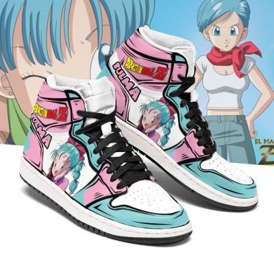 China Fashion trend DIY anime fan sneakers bulma dragon ball z mens womens basketball shoes trainers custom made sports shoes for sale