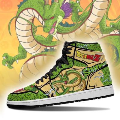 China Custom fashion trend DIY anime fan sneakers shenron dragon ball z mens womens basketball shoes trainers sports shoes for sale