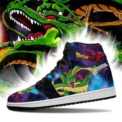 China Fashion trend DIY anime fan sneakers shenron galaxy dragon ball z mens womens basketball trainers custom made sports shoes for sale