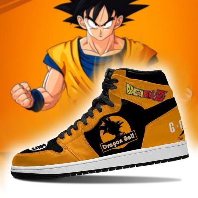 China Fashion trend DIY anime fan sneakers dragon ball z goku mens womens basketball shoes trainers custom made sports shoes for sale