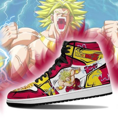 China Fashion trend DIY anime fan sneakers broly dragon ball z mens womens basketball shoes trainers custom made sports shoes for sale