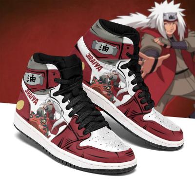 China Fashion Trend DIY Anime Fan Jiraiya Skill Men's Women's Basketball Shoes Trainers Custom Sports Shoes for sale