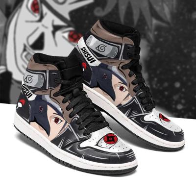 China Fashion Trend DIY Anime Fan Sneakers Uchiha Eyes Sharingan Eyes Sharingan Eyes Women Men Basketball Shoes Trainers Custom Made Sports Shoes for sale