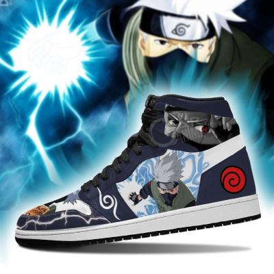 China Fashion Trend DIY Anime Fan Kakashi Lightning Lightning Mens Womens Mens Womens Basketball Shoes Trainers Sports Shoes for sale