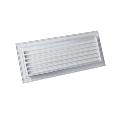 China Easy Installation Single Deflection Aluminum Air Vent Grille for sale