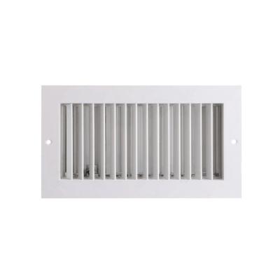 China Easy Installation Hot Selling Aluminum Grilles Provide Air Vent Grilles HVAC System Single Deflection Air Conditioning Grille for sale