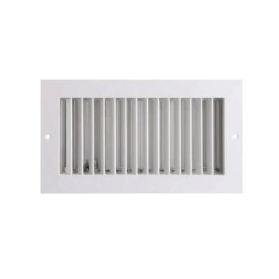 China Hot Selling Single Deflection Supply Easy Installation Aluminum Grills Single Air Grilles For Ventilation for sale