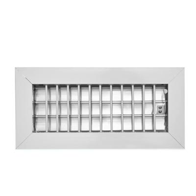 China Factory Price Modern Supply Ventech Aluminum Adjustable Dual Deflection Air Vent Grille for sale