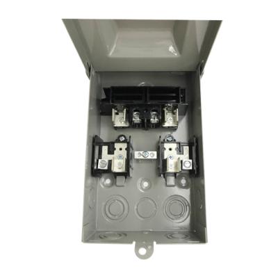 China Steel Disconnect Box AC Disconnect Slide Switches For Mini Split And Condensing Units Air Conditioner for sale