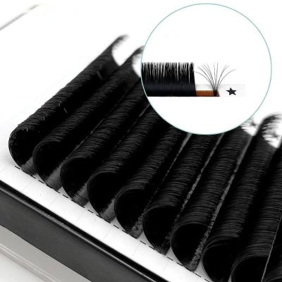 China Natural Long Mix 7-15mm Faux Mink Russian Volume Individual Eyelash Extension Supplies for sale