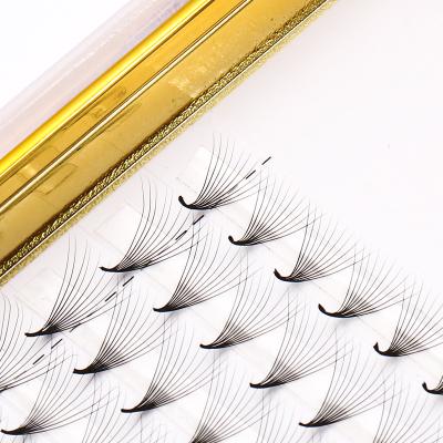 China Wholesale 5D 6D 8D 10D Natural Long Pointed Low Pointed Eyelashes Premade Fans Heat Glued Pointed Eyelash Extensions Base Premade Volume Fans for sale