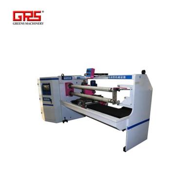 China 1300/1600mm Automatic Double Axis Roll Cutting Machine For Cutting Paper Tape PE PVC Masking for sale