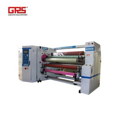 China Adhesive Tape Rewinding Automatic Double Shafts Exchange Rewinding Machine Lv-808 for sale