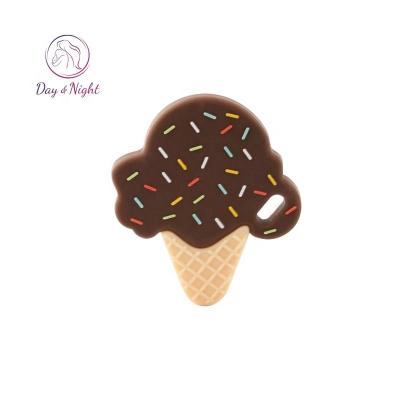 China For Baby Teether Factory Direct Chew Teeth Food Grade Toys Baby Grinding Sensory Ice Cream MY08K004 for sale