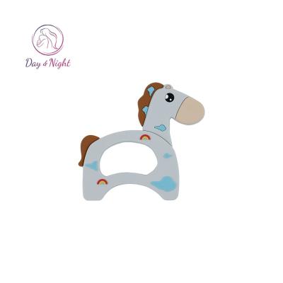 China For grinding non-toxic infant comfort and safe baby teeth horse teether toy toy MY08K016D for sale