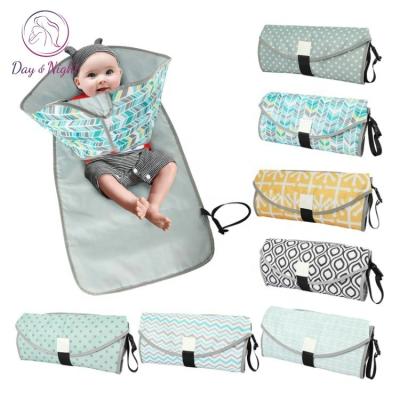 China Premium Quality Baby Portable Compact Diaper Anti Theft Changing Washable Mat Travel Bag MY08L058 for sale