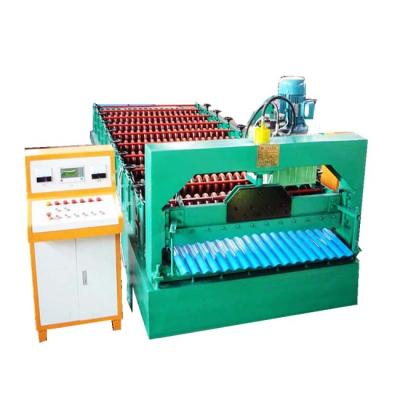 China Home Use Metal Roofing Sheet Profiling Machine Cold Roll Forming Machine For Corrugating for sale