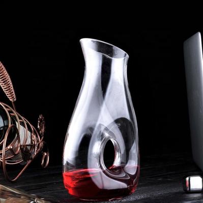 China 2021 Outdoor High End Handcrafted Clear Glasses With Color Box Bar&Household Package For Red Wine Wine Decanter for sale