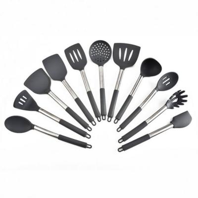 China Viable 11 Piece Stainless Steel Kitchen Cookware Tool Kit Cookware Spoon for sale