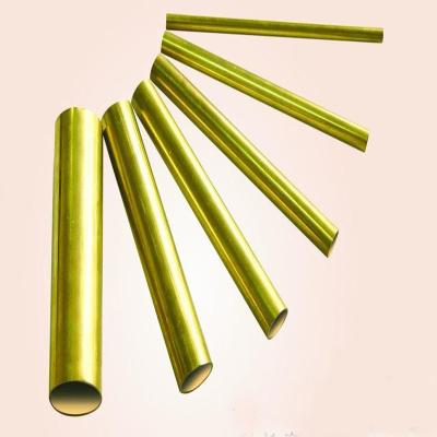 China Lightweight ASTM Polished Admiralty Brass Tube / Brass Spiral Copper Pipe Tube for sale