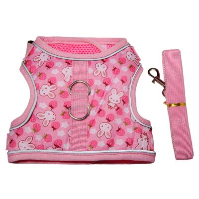 China New Arrival Cat Step In Pet Safe Reflective Chest Harness And Leash for sale