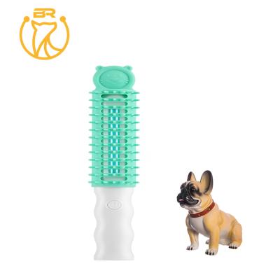 China Factory Sales Viable Comb Cat Pet Flea Clean And Pet Sterilization Massage Comb Dog Pet Brush Disinfect Comb for sale