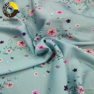 China China wholesale good quality supplier fast delivery even anti-static floral printing satin imitated silk for muslim scarft and saree for sale