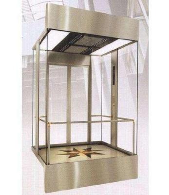 China Panoramic Guided Hotel Elevator Observation Lift Villa Elevator for sale