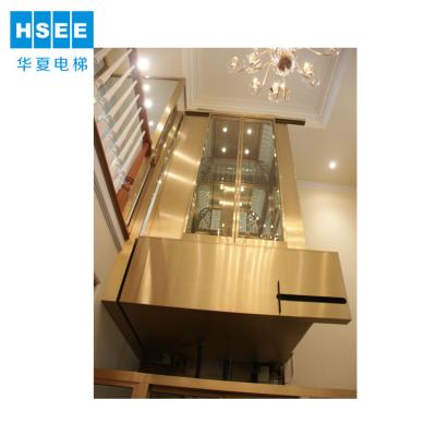 China Residential Elevators Brand Luxury Villa Panoramic Glass Elevator for sale