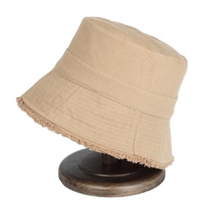 China Warm Cotton Solid Color Fisher Man Caps Lady And Solid Color Wholesale High Quality Women Bucket Outdoor Hats for sale