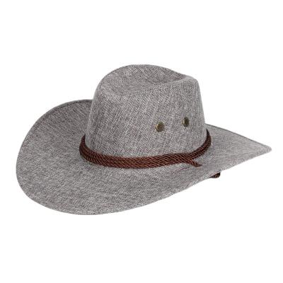 China Best Selling High Quality Wholesale Eco-Friendly Vintage Brim Fedora Women Party Sunshade Western Wide Cowboy Hats for sale