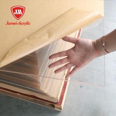 China Advertising Jumei Manufacturer Price Virgin Material 100% Transparent Cast Acrylic Pmma Sheet for sale