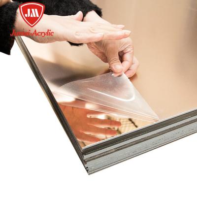 China Jumei 3mm 4x8ft PMMA Color Mirror Acrilico Board Exporter Thick Acrylic Cheap Sheets Manufacturer for sale