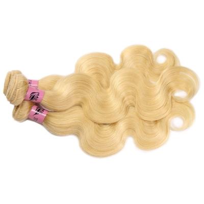 China Peruvian Raw Sellers Wholesale 30inch 100% Body Wave 10A Hair Extension Body Wave Hair 613 613 613 Blonde Hair Bundles for sale